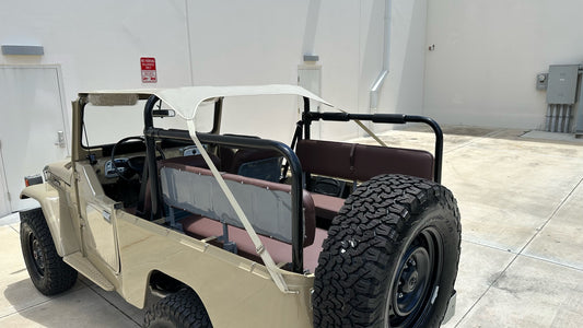 Bikini Soft Top Roof - Sun Shade Exterior For Toyota FJ40 - FJ43 - FJ45