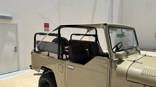 Bikini Soft Top Roof Sun Shade Exterior For Toyota FJ40 - FJ43 - FJ45